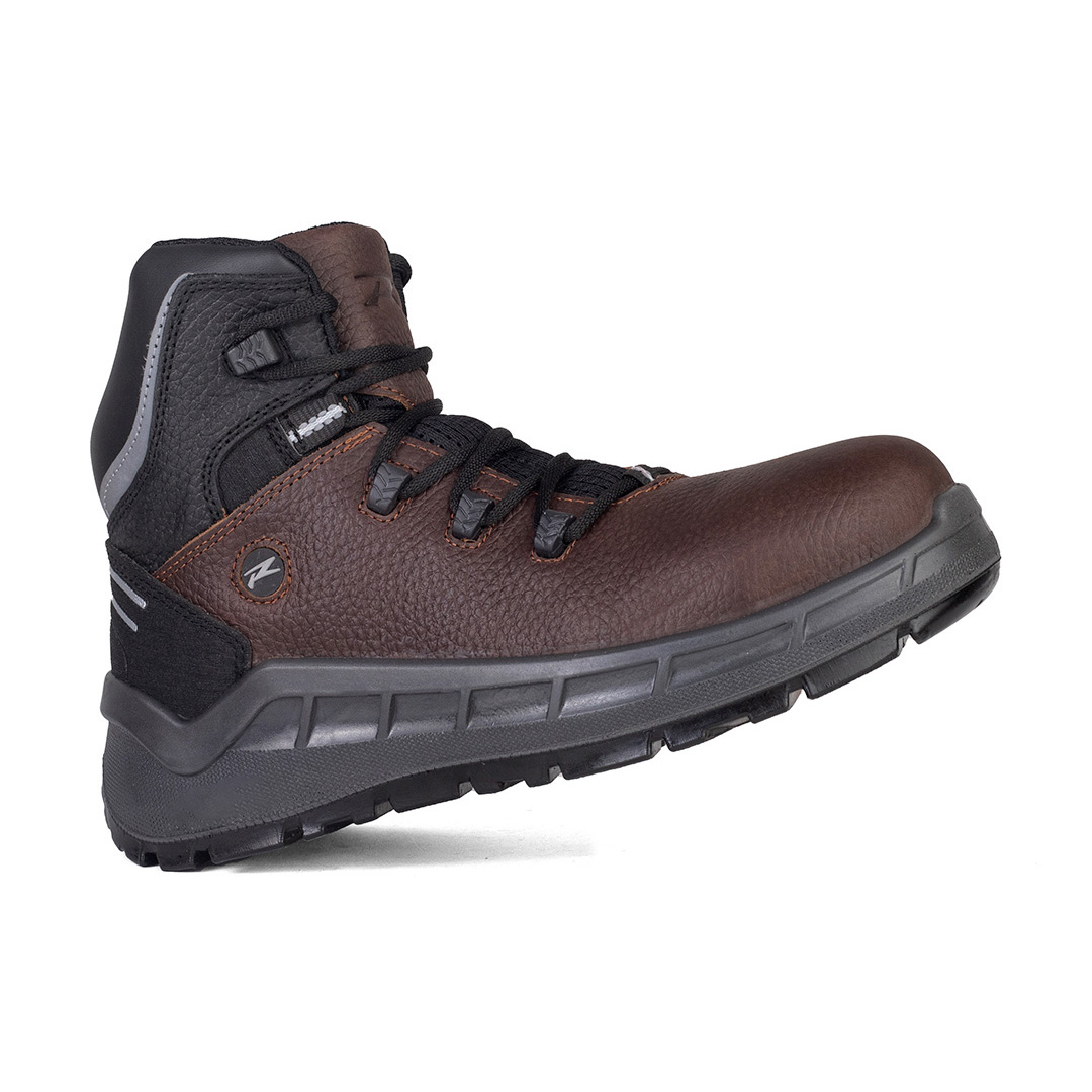 work boots zeus rodio - dark brown + black - Image 5