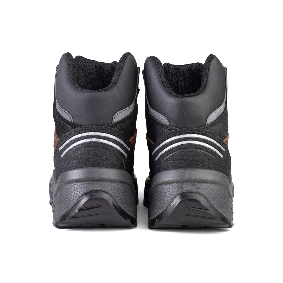 work boots zeus rodio - dark brown + black - Image 7